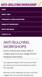 Mobile Screenshot of antibullyingworkshop.co.uk